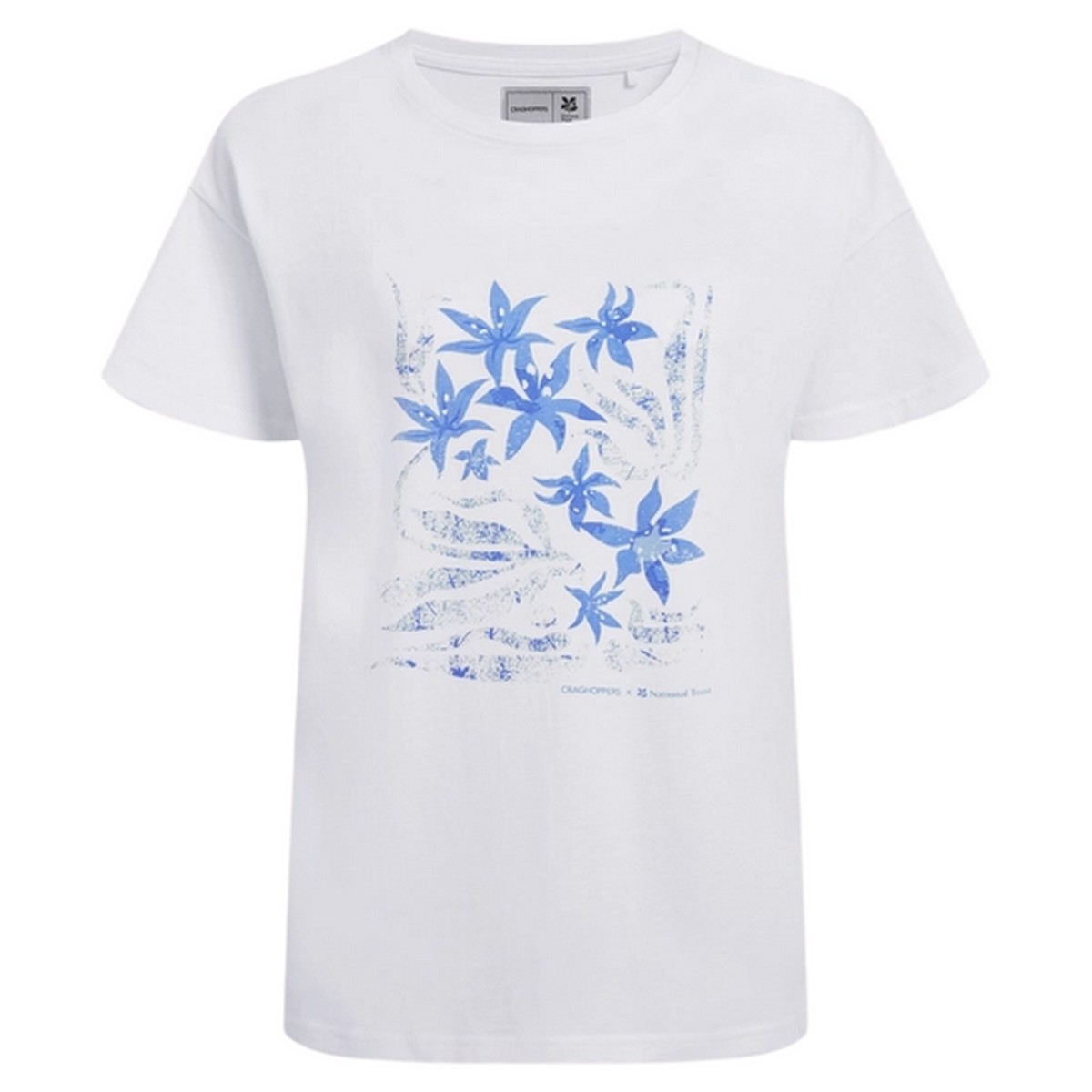 T-shirt manches courtes motif/style National Trust BISTORT FLOWERS, CRAGHOPPERS