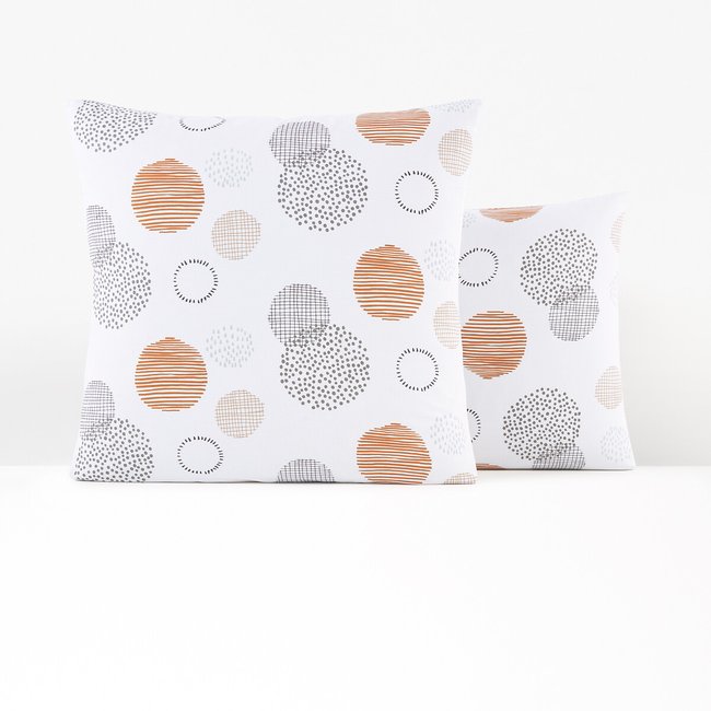 Fira Spotted 100% Cotton Pillowcase, printed, LA REDOUTE INTERIEURS