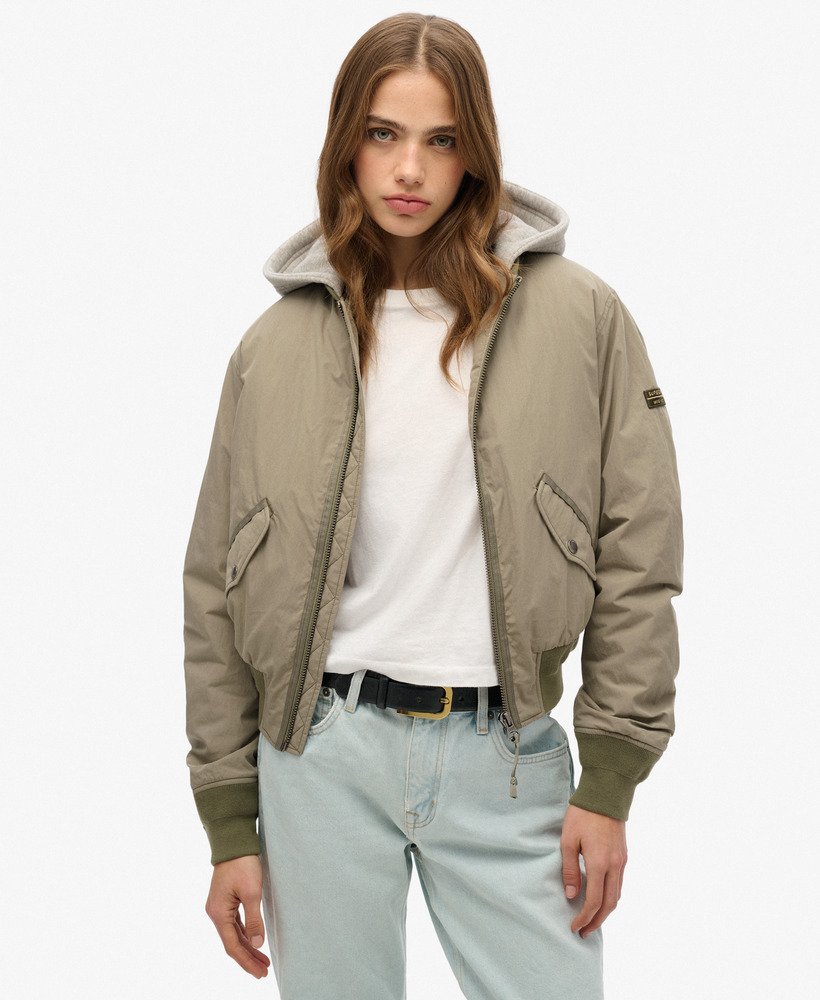 Bomber MA1 à capuche, SUPERDRY