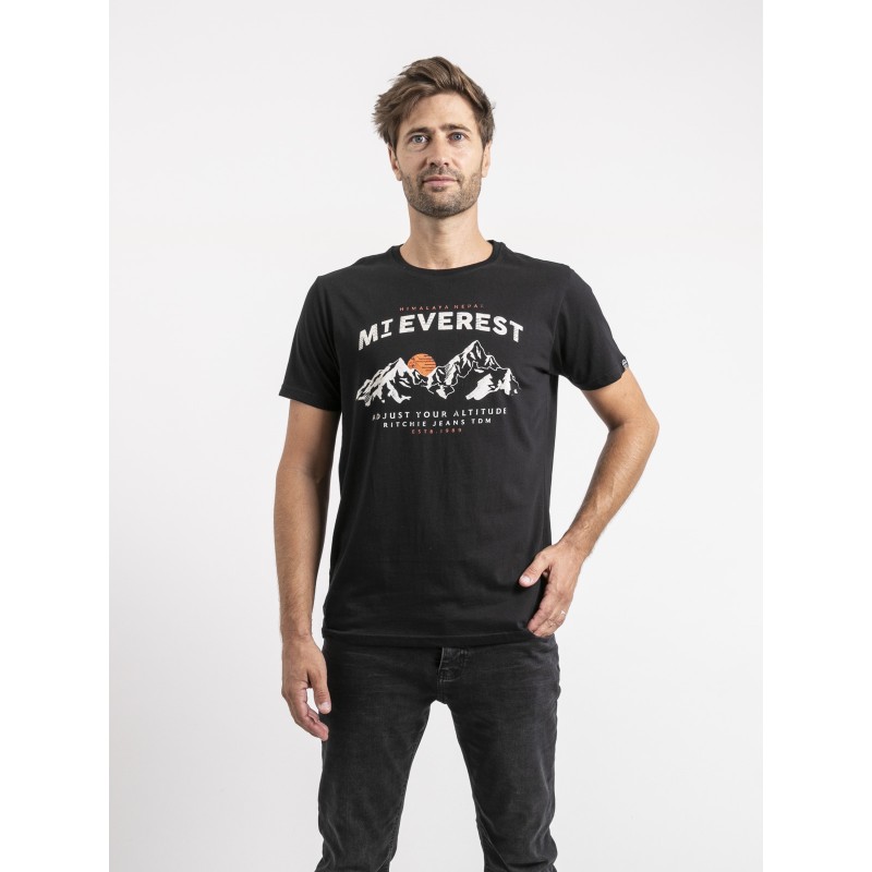 T-shirt Manches Courtes Pur Coton Jakiwi, RITCHIE