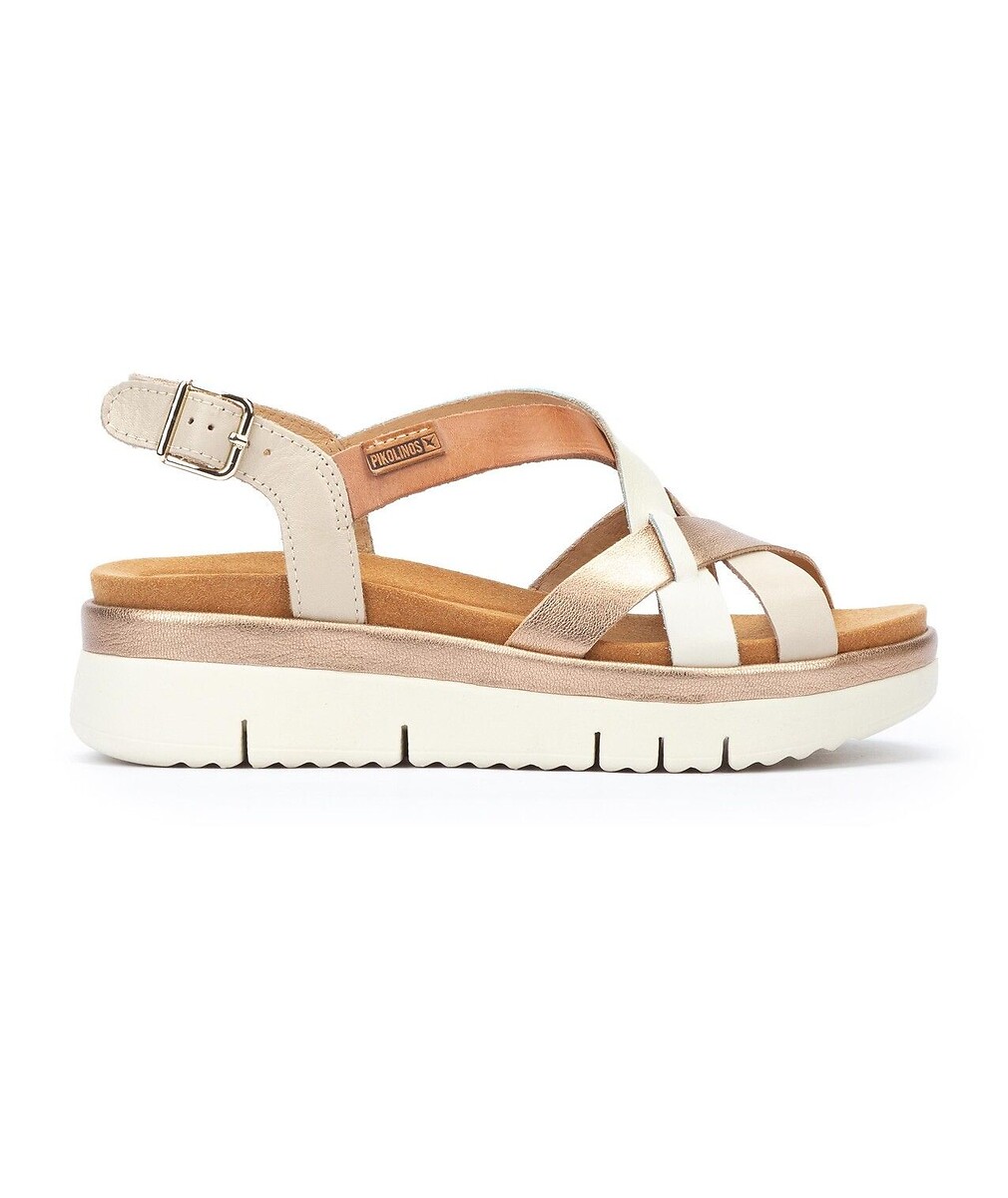 Pikolinos Sandalias de cuña de piel Palma — foto 2