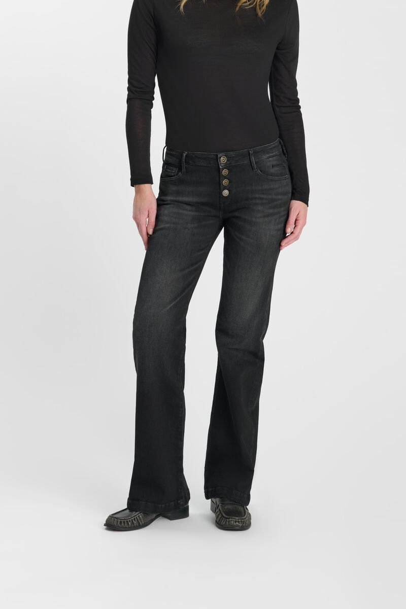 Jeans flare , longueur 34, LE TEMPS DES CERISES