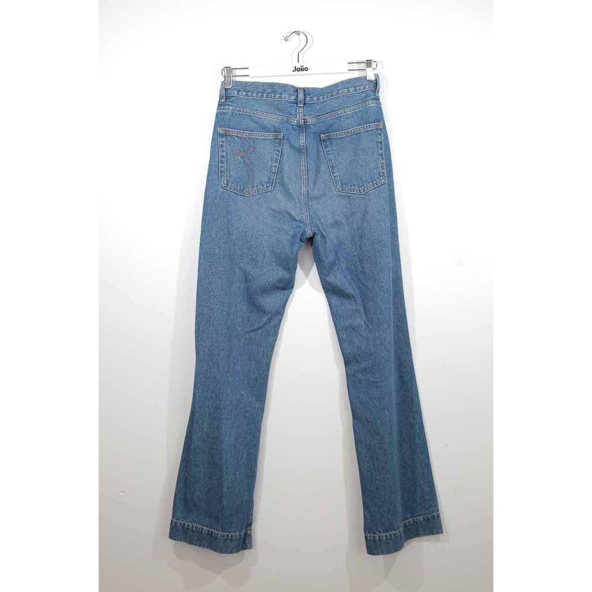 Jean large en coton tr s bon tat bleu Rouje La Redoute