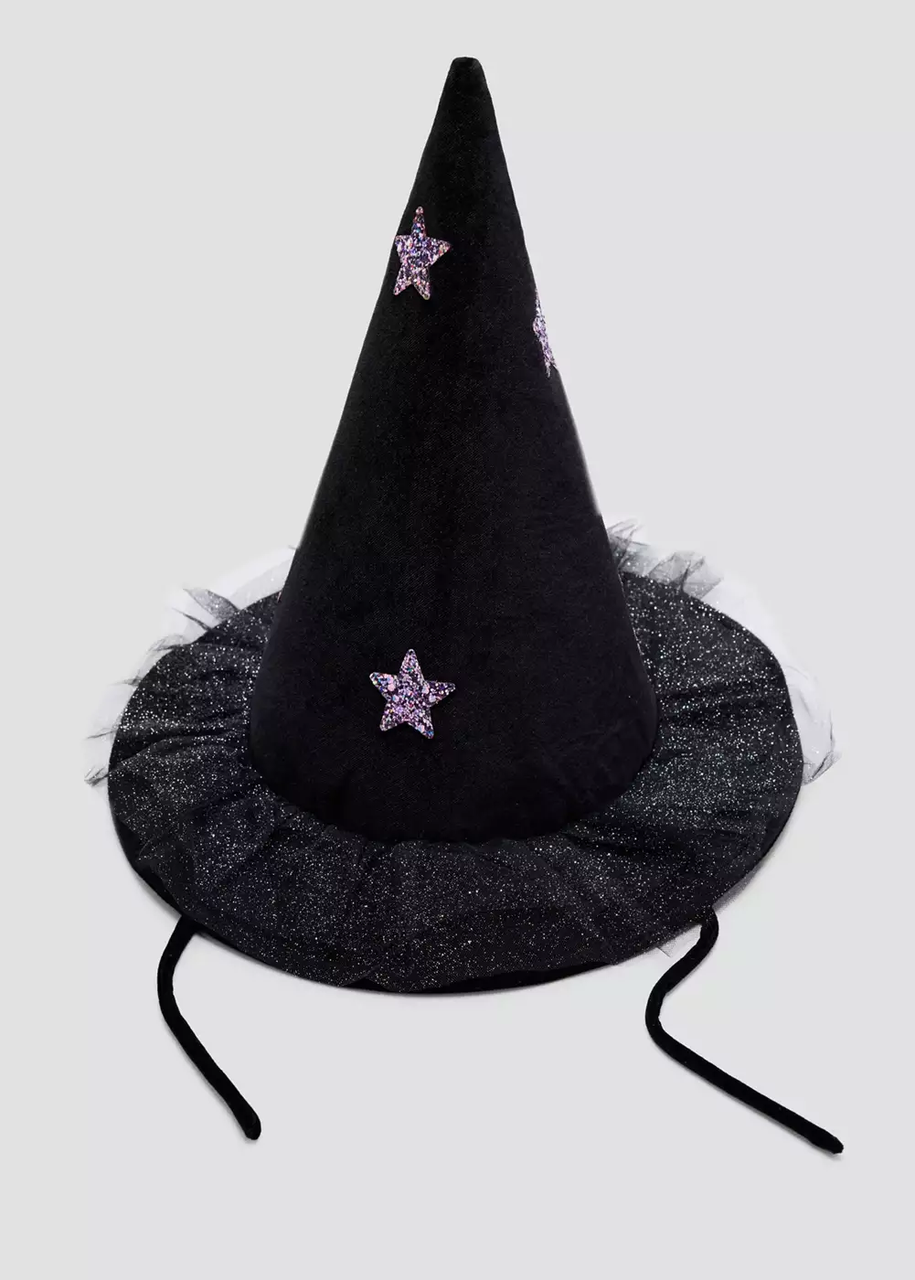 Chapeau de sorcière en tulle avec étoiles, MANGO KIDS