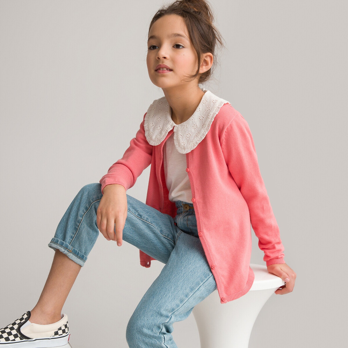 Gilet 2025 rose fille