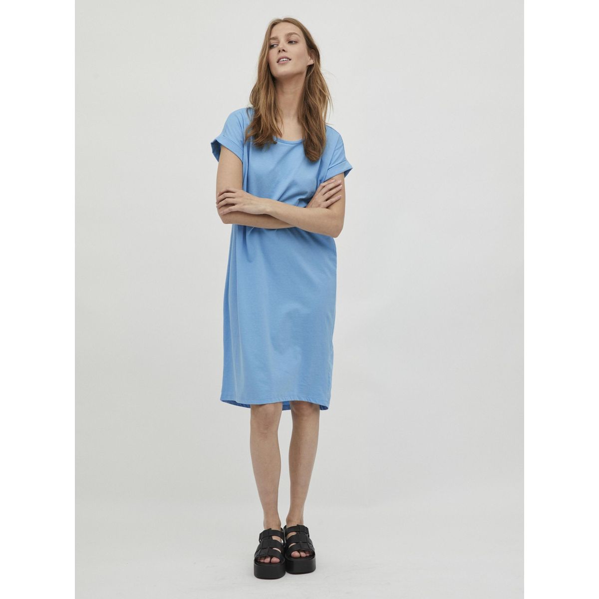 Robe tee shirt orange La Redoute