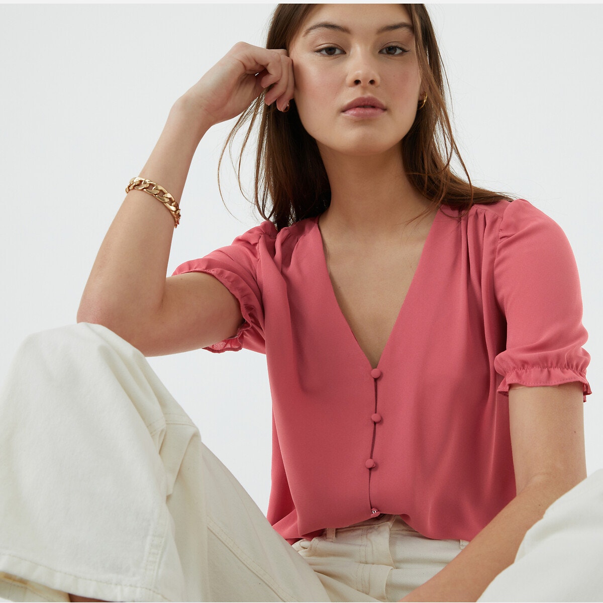 Chemise hotsell femme decolleté