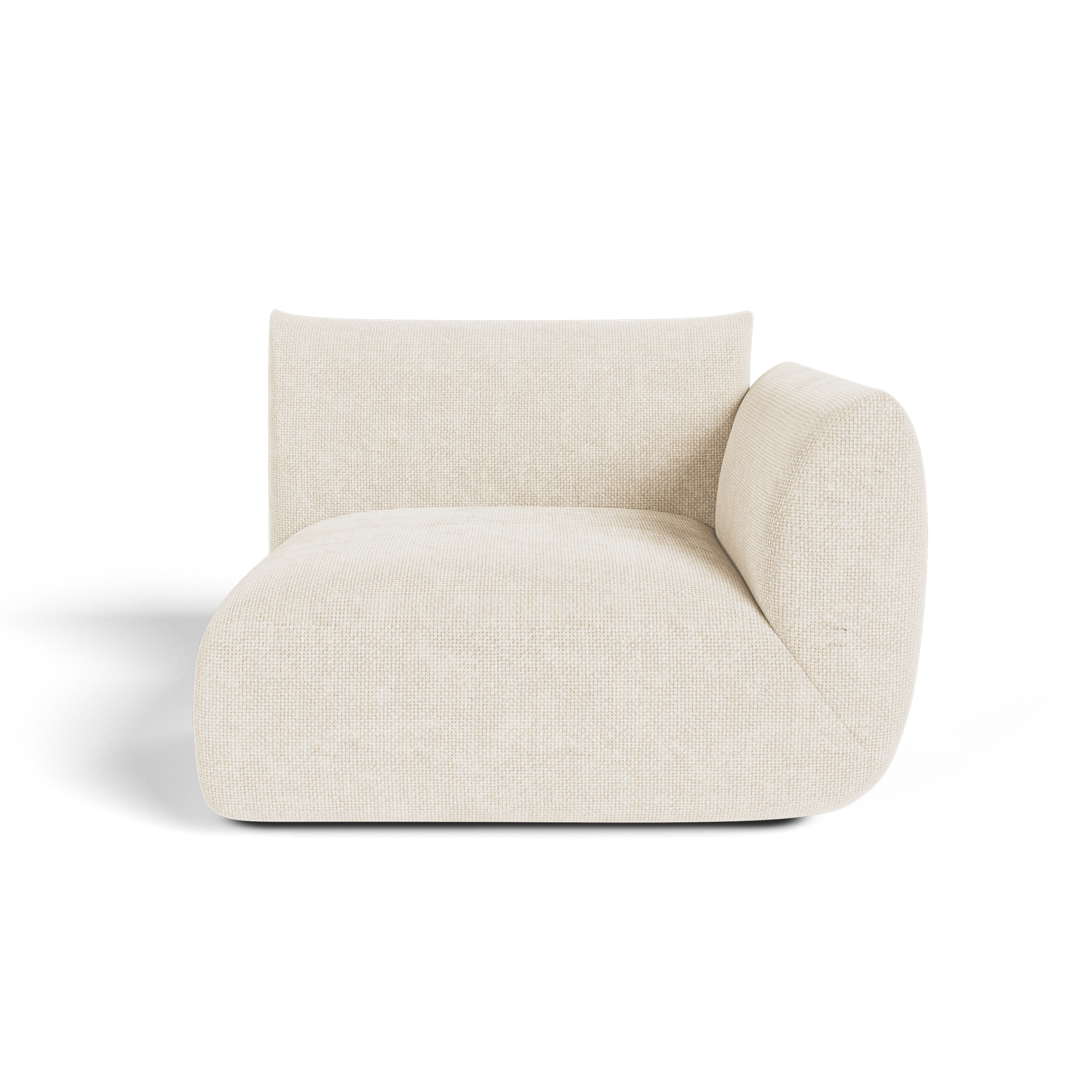 Module d'angle droit en velours chenillé NOOMA, SIA HOME