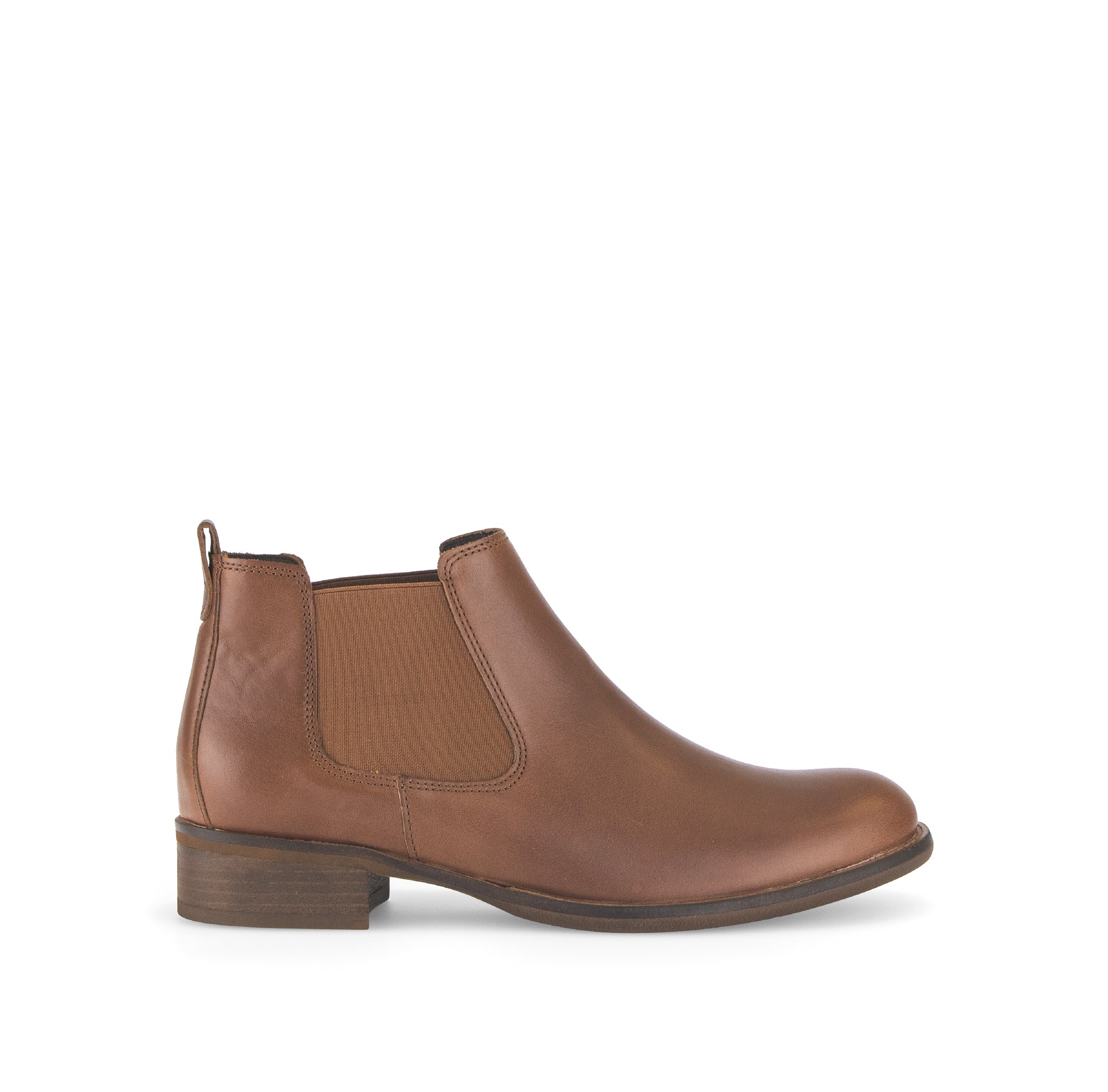 Bottines en cuir lisse à talon décroché, GABOR