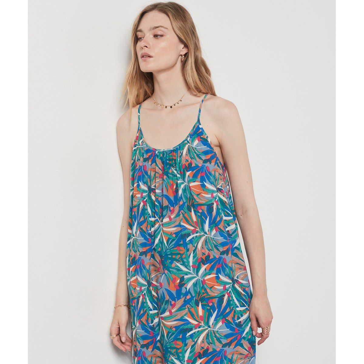 Robe longue imprim e lambert Etam La Redoute