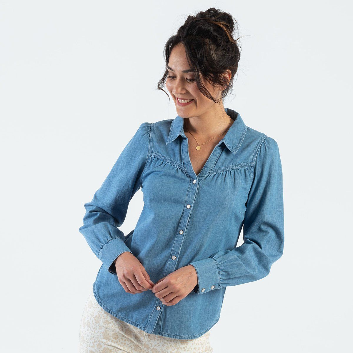 Chemise femme 100 coton La Redoute
