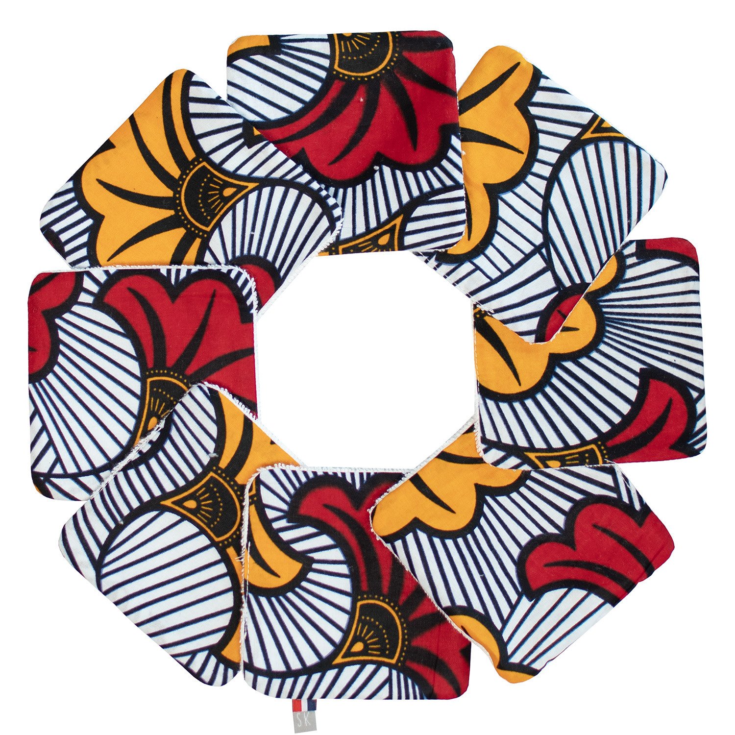 Lingettes lavables en bambou 8 pièces WAX, SEVIRA KIDS