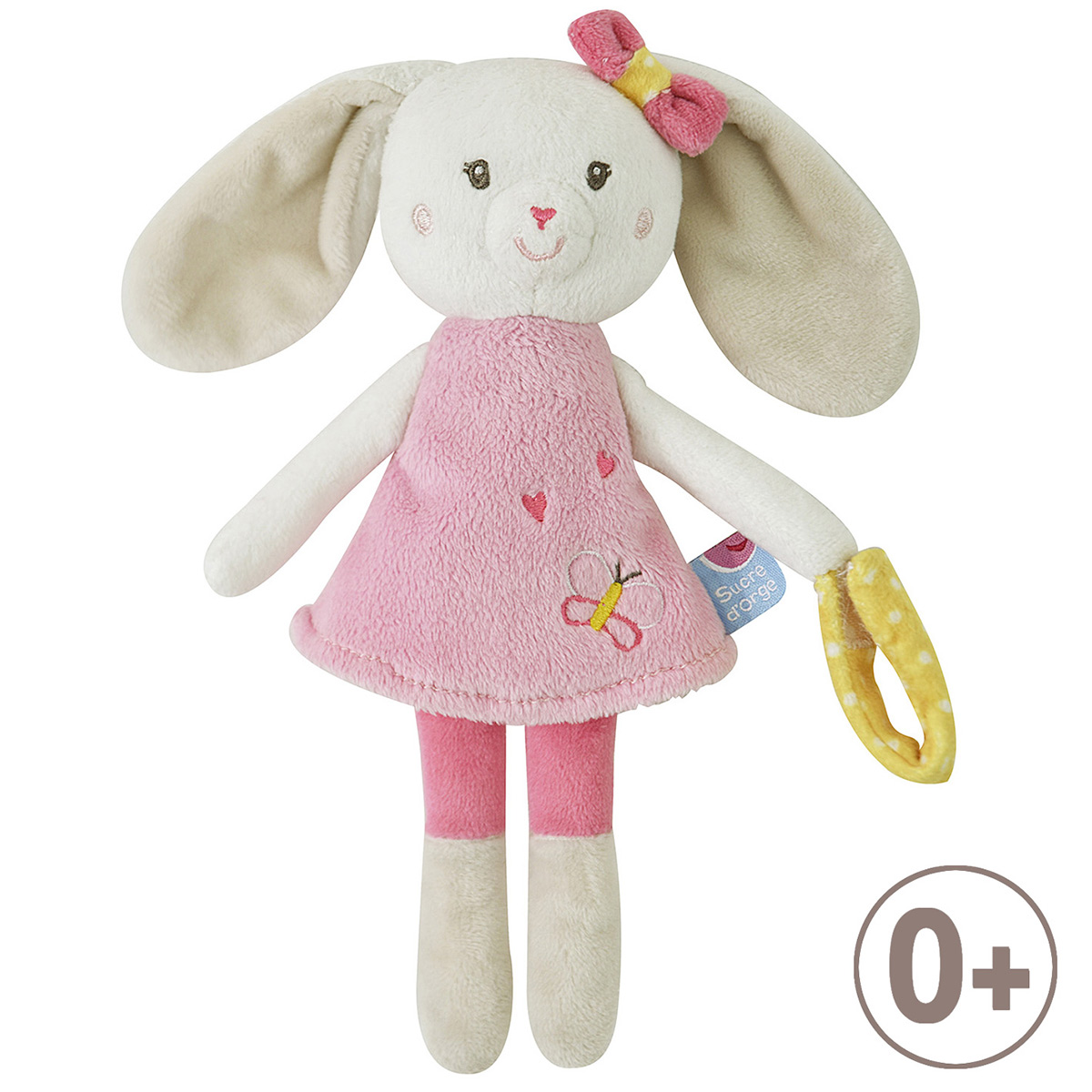 Tetinou lapin rose, SUCRE D'ORGE