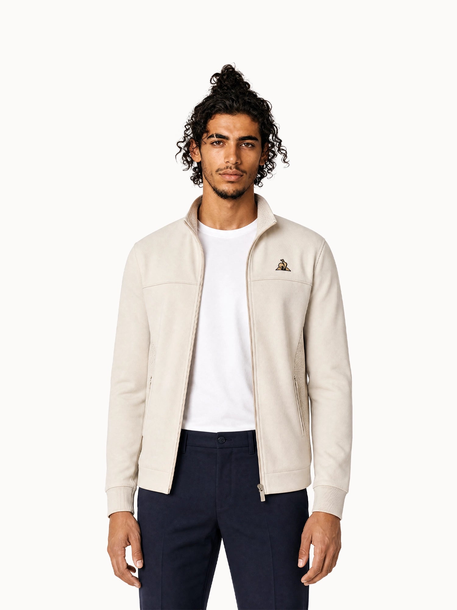 Veste zippée Coq d'Or en double face avec détails texturés Coq d'Or, LE COQ SPORTIF
