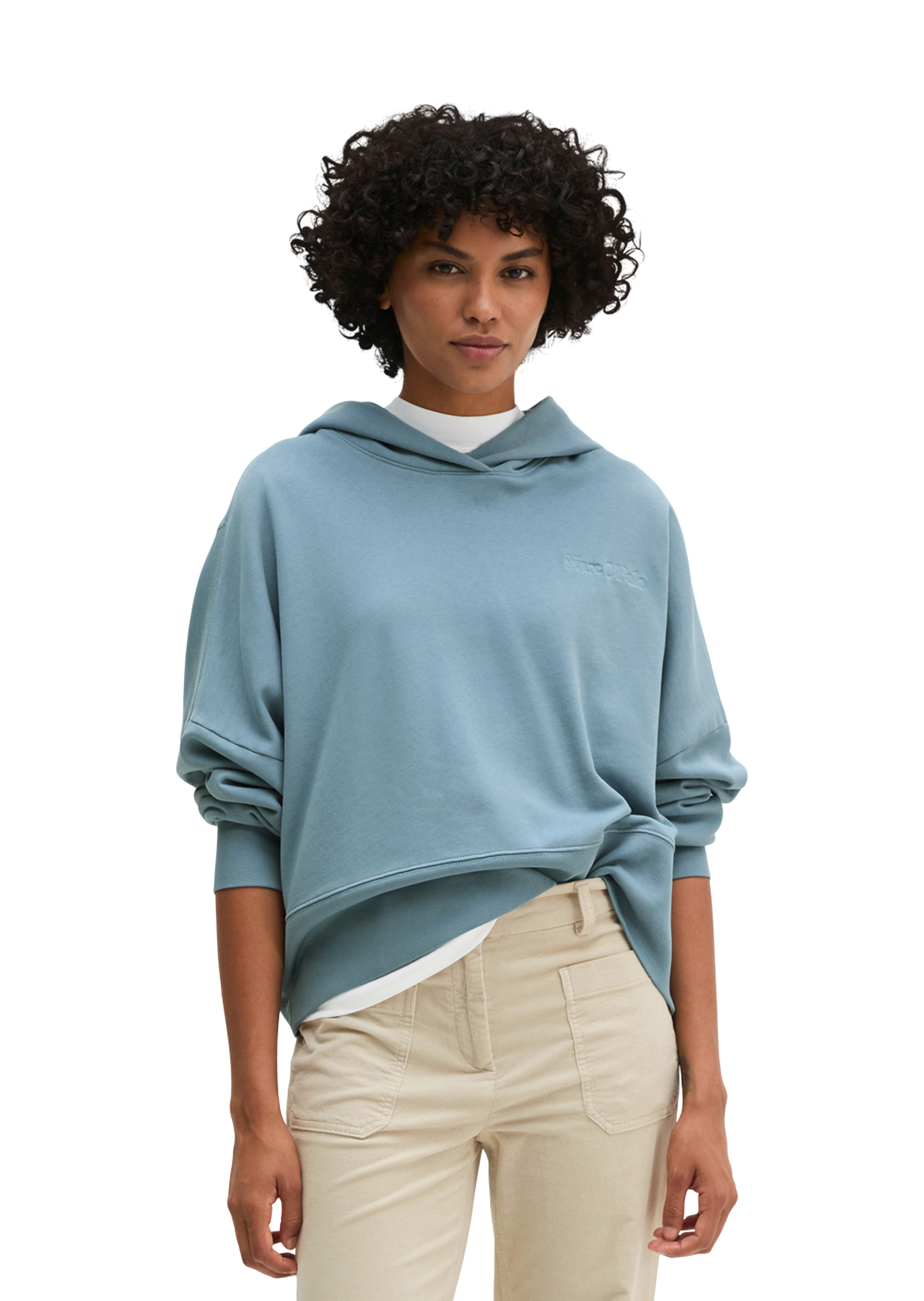 Hoodie relaxed avec du coton recyclé, MARC O'POLO
