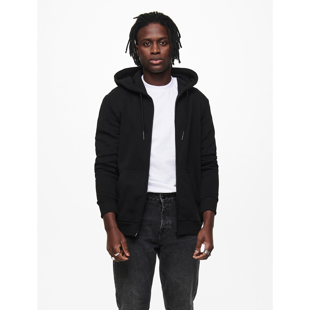 Ceres Zip-Up Hoodie in Regular Fit, ONLY & SONS