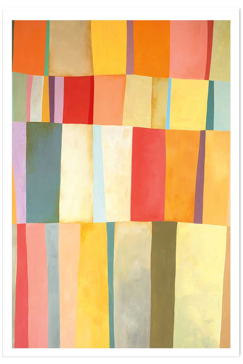 Poster pattern color, HEXOA