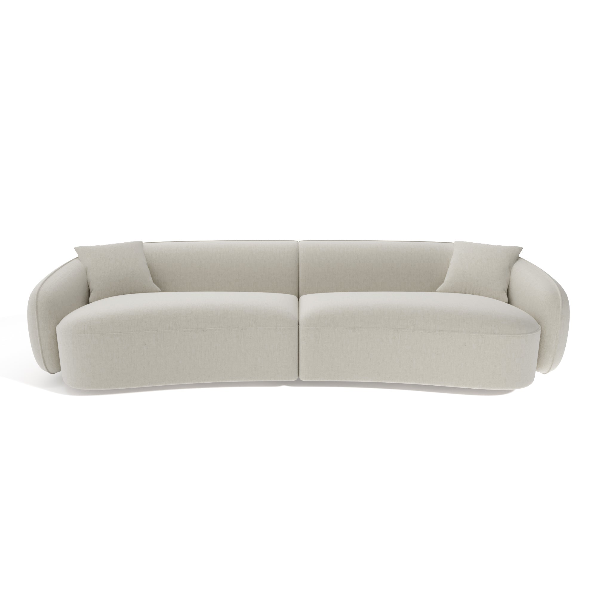 Canapé 4 places en tissu tramé CELINE, SIA HOME