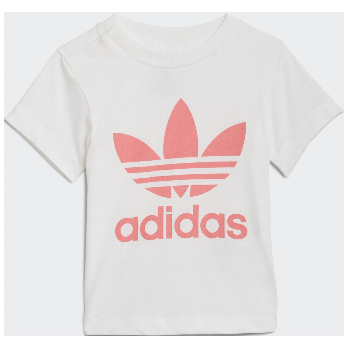 Cotton logo print t-shirt with short 