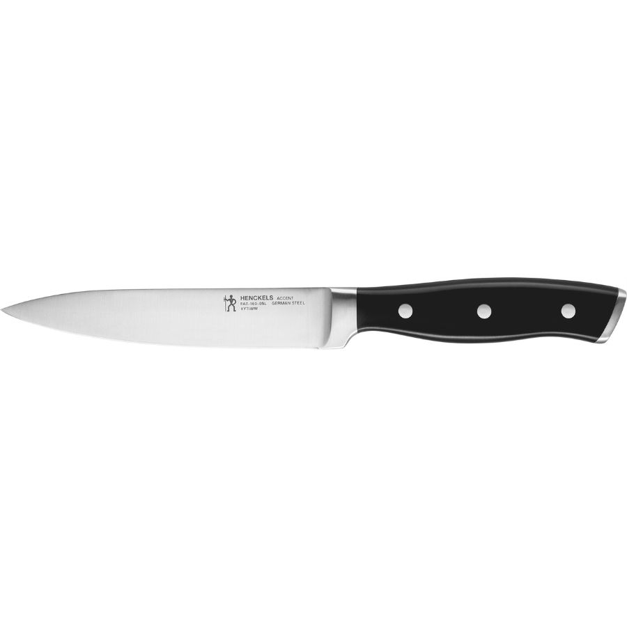 Couteau à trancher HENCKELS by ZWILLING Accent, 16 cm, Noir, ZWILLING