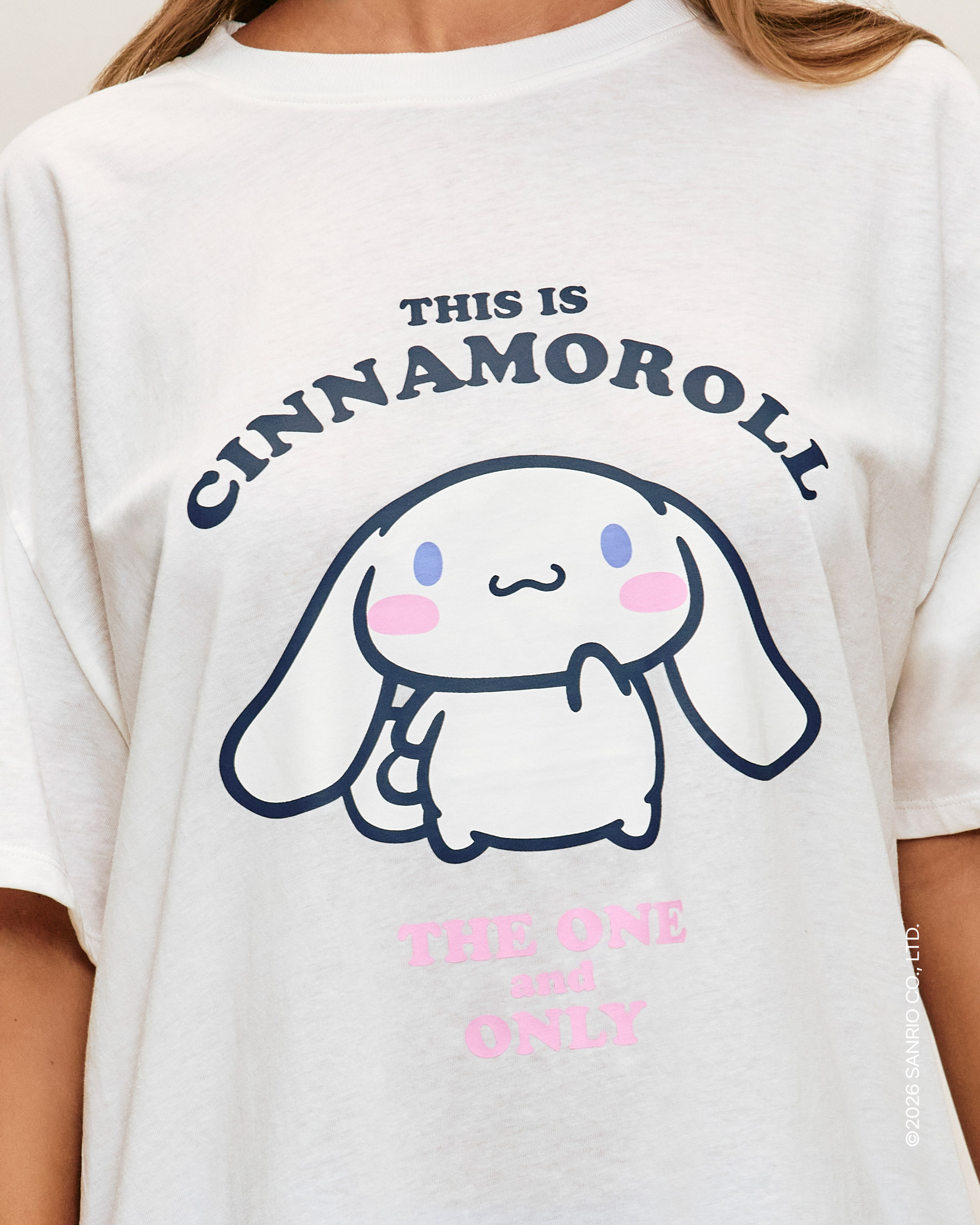 Ensemble t-shirt et short en Jersey Cinnamoroll CINNAMOROLLIZ, UNDIZ
