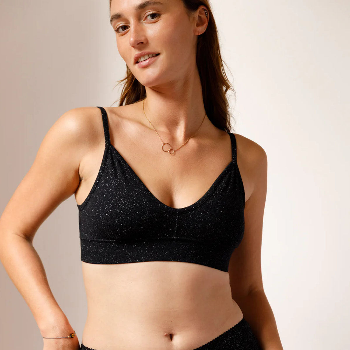Brassière coton PAILLETTES, WE ARE JOLIES
