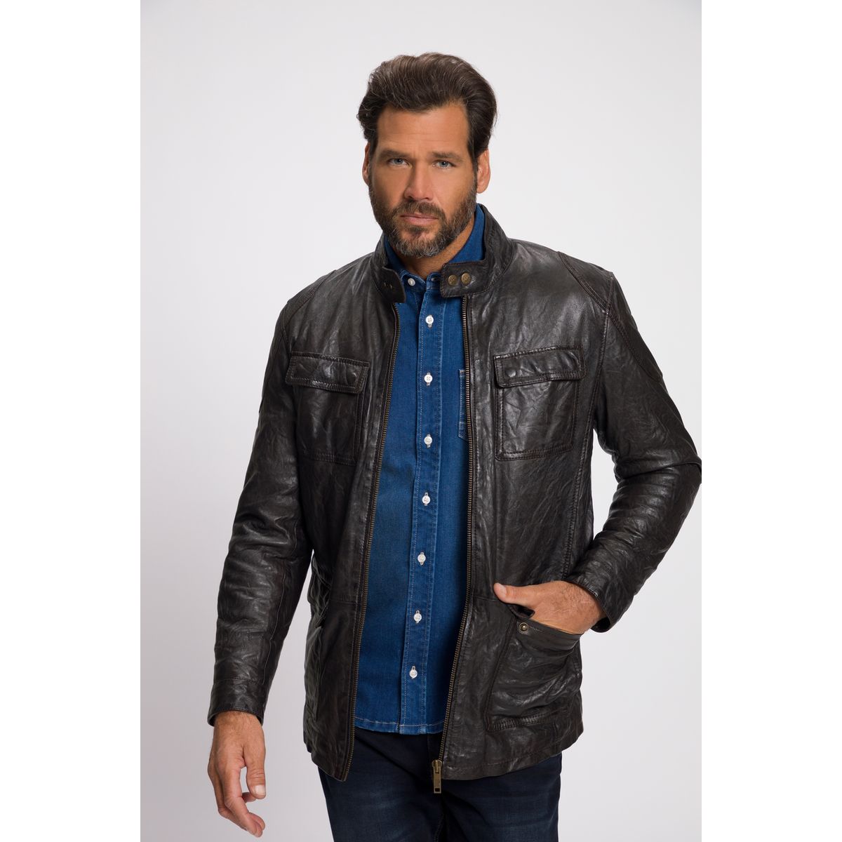 Veste en cuir 2025 solde