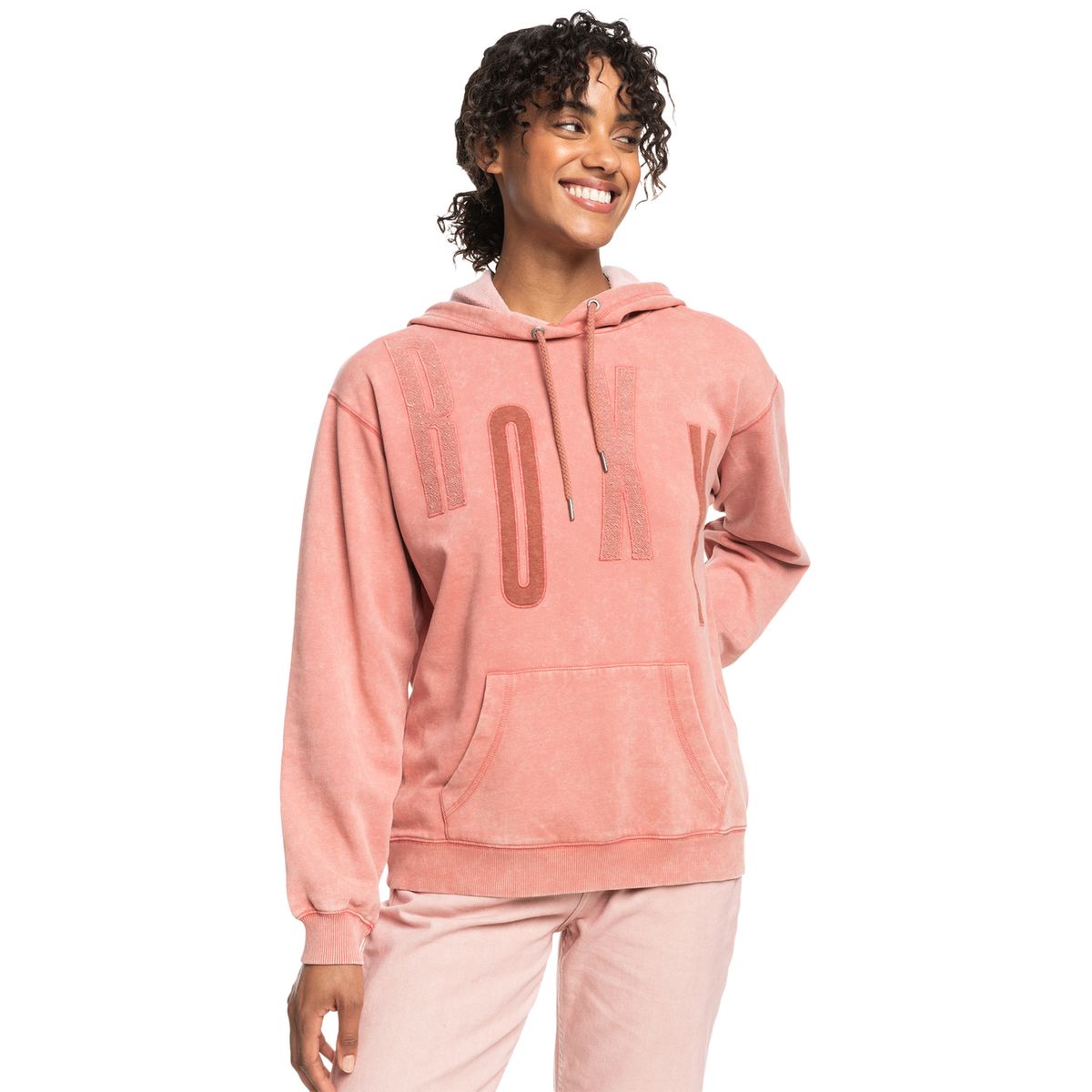 Sweat capuche rose pale best sale