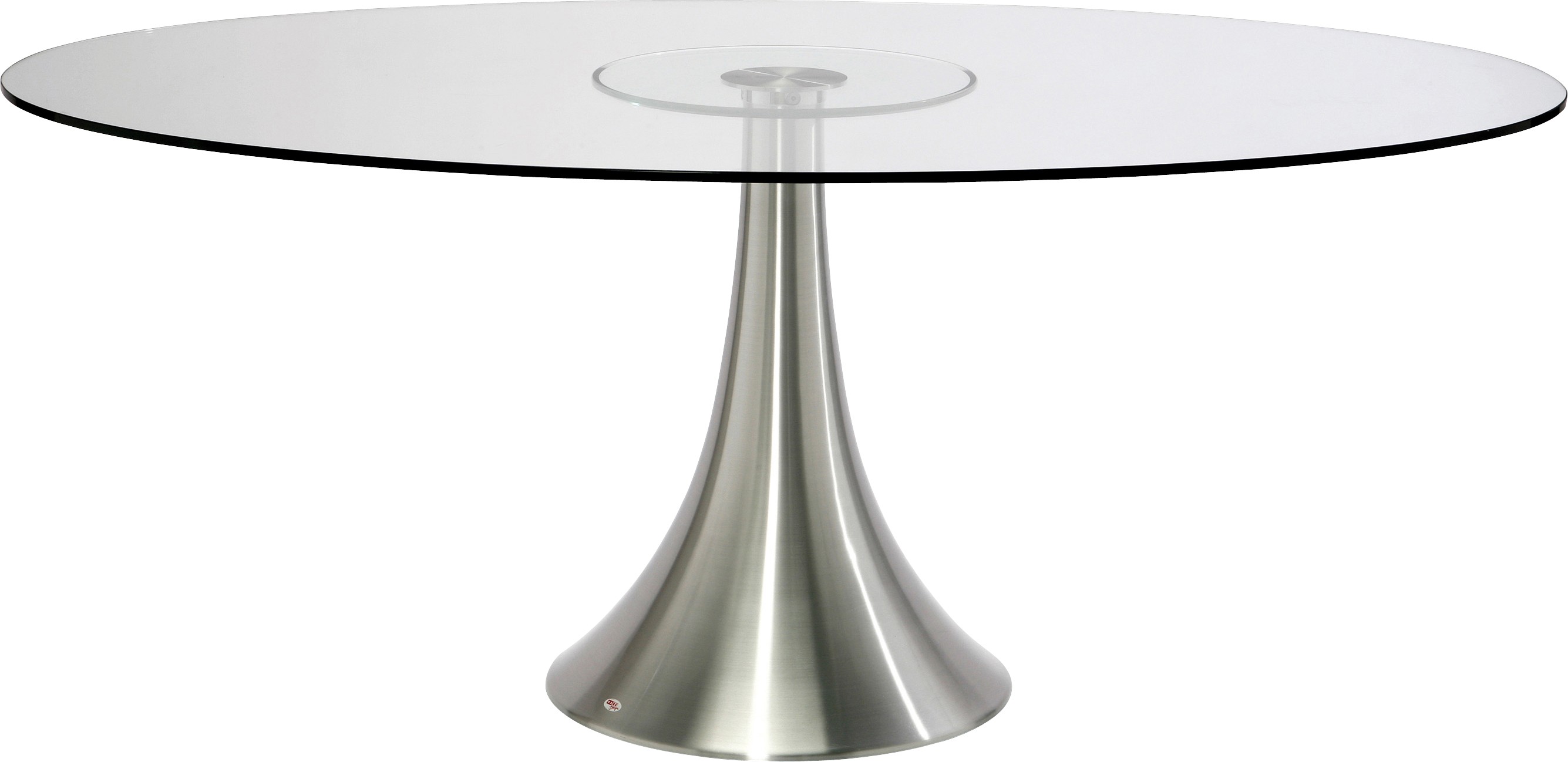Table en verre et aluminium chromé, GRANDE POSSIBILITA, KARE DESIGN