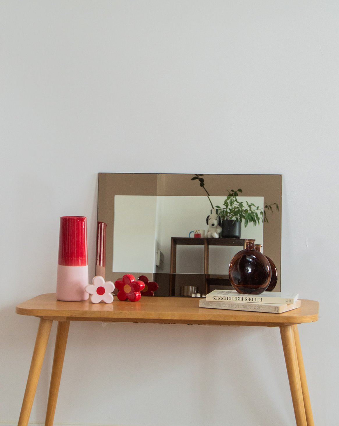 Grand miroir ambré Igor N°773 - Bon état, DEBONGOUT