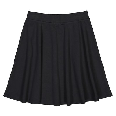 Draping Skater Skirt in Cotton Mix LA REDOUTE COLLECTIONS