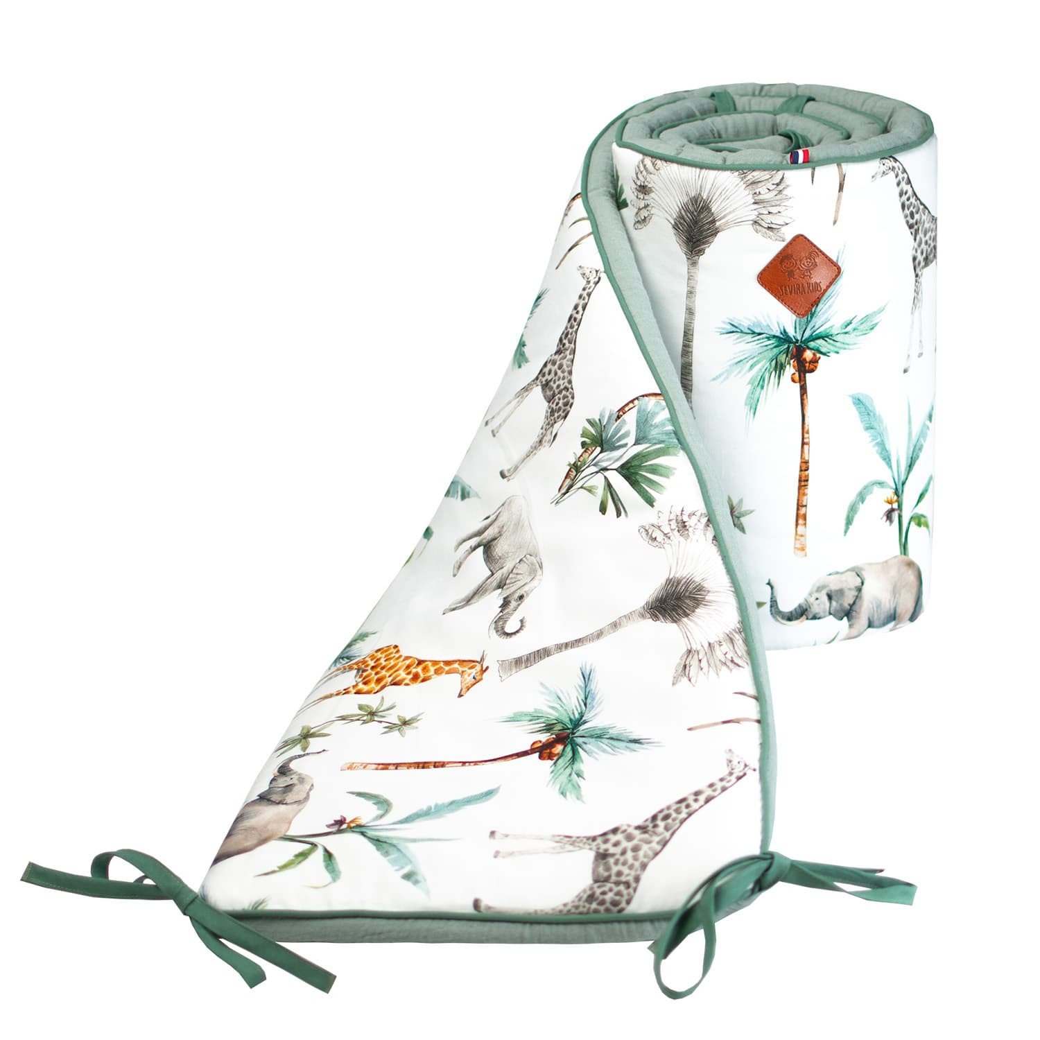 Tour de lit bébé gaze de coton SAFARI, SEVIRA KIDS