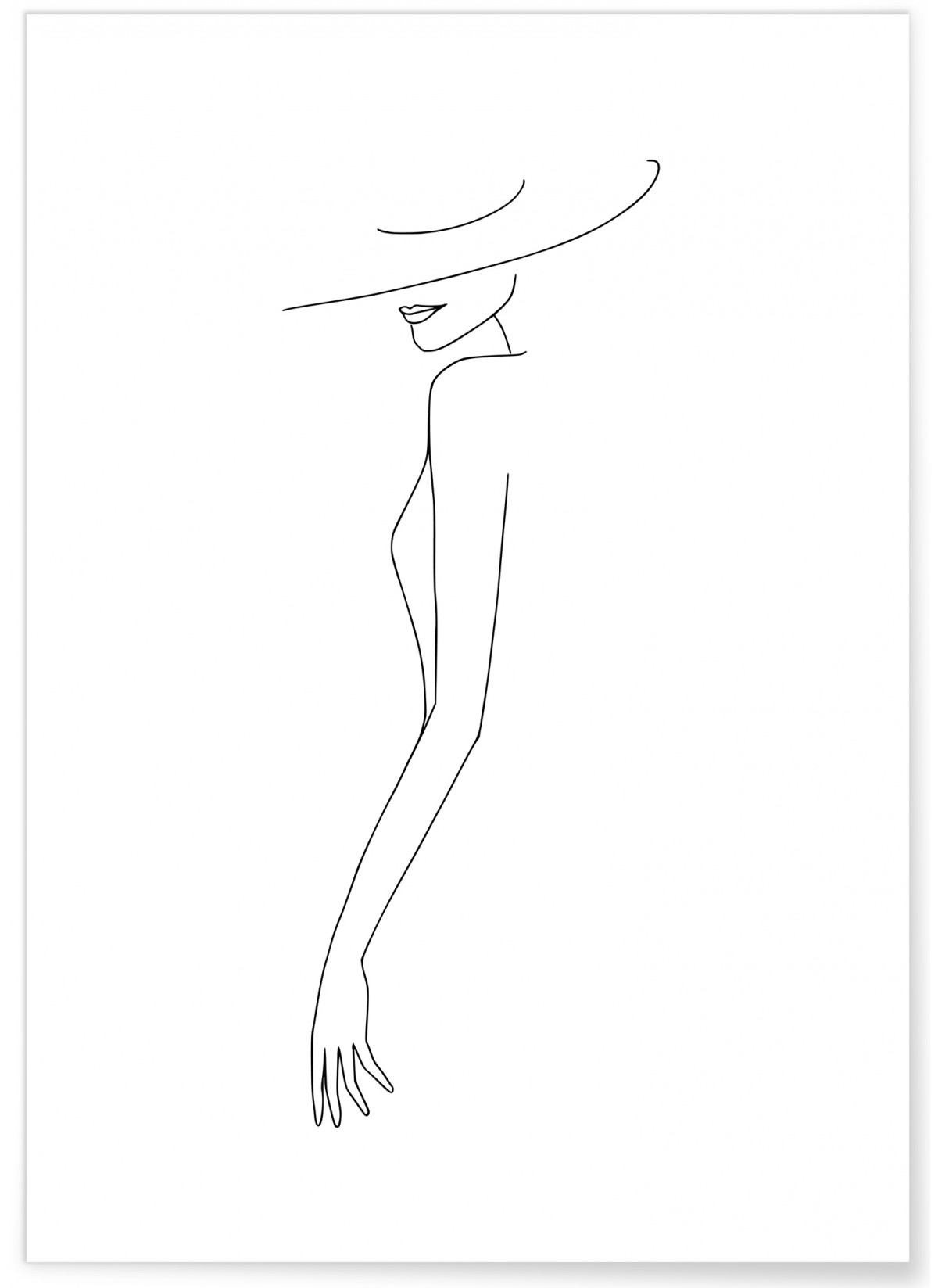 Affiche Line Art Women 5, L'AFFICHERIE
