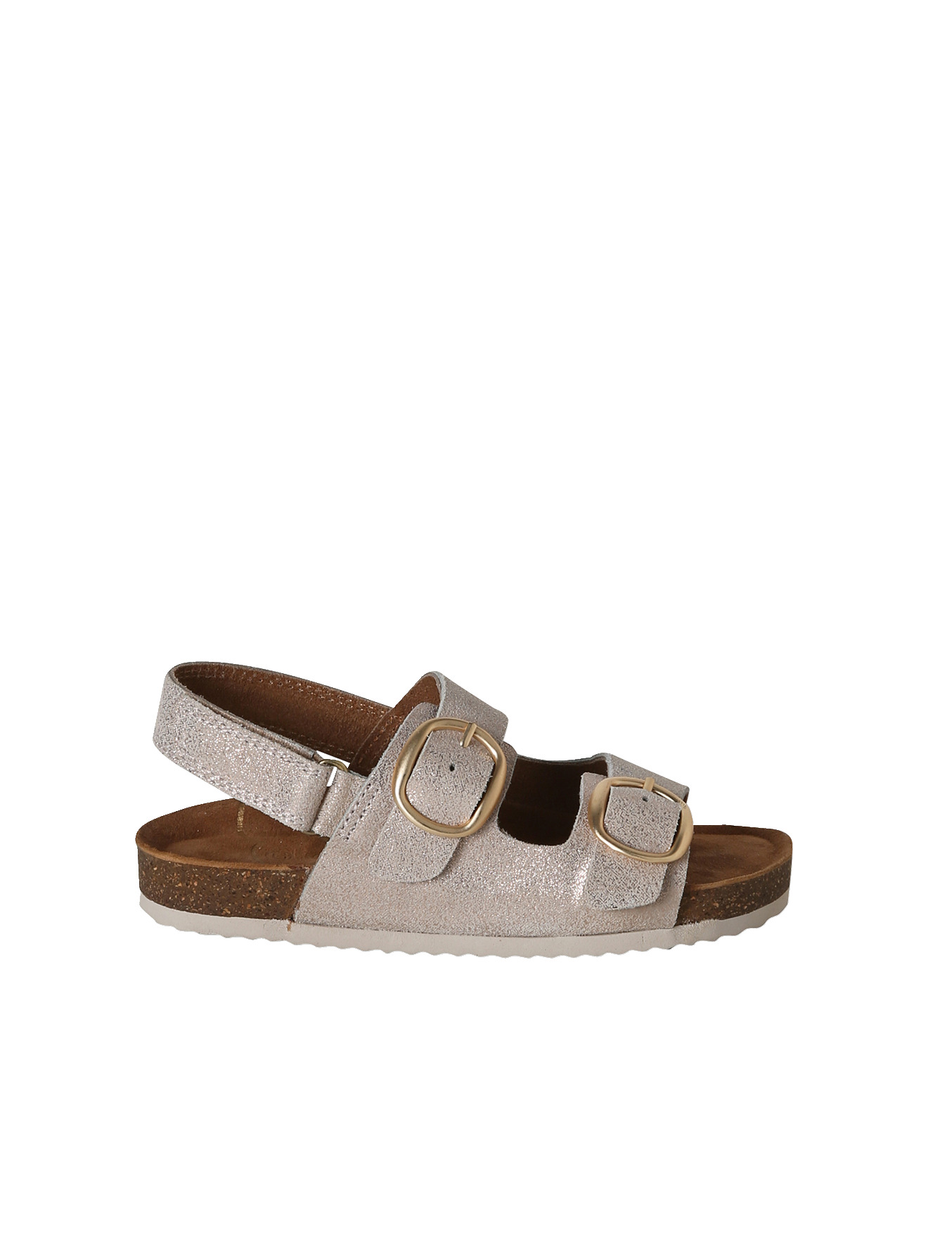 Sandales cuir à boucles, VERTBAUDET