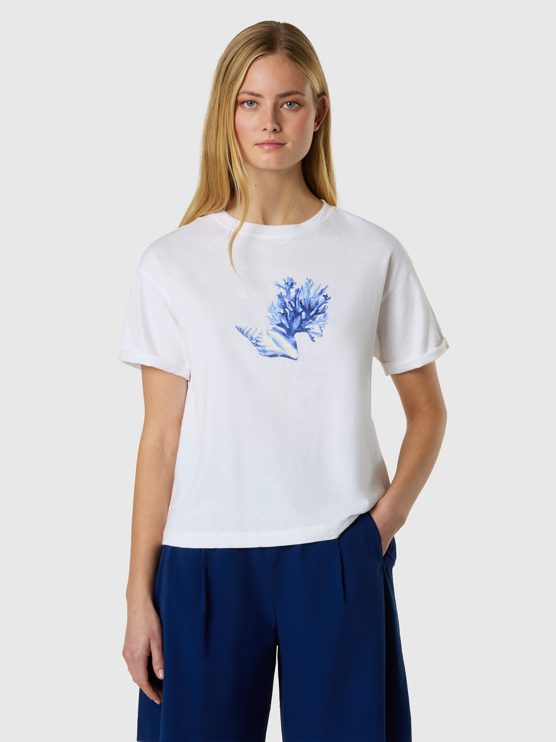 T-shirt à motif coquillage, NORTH SAILS
