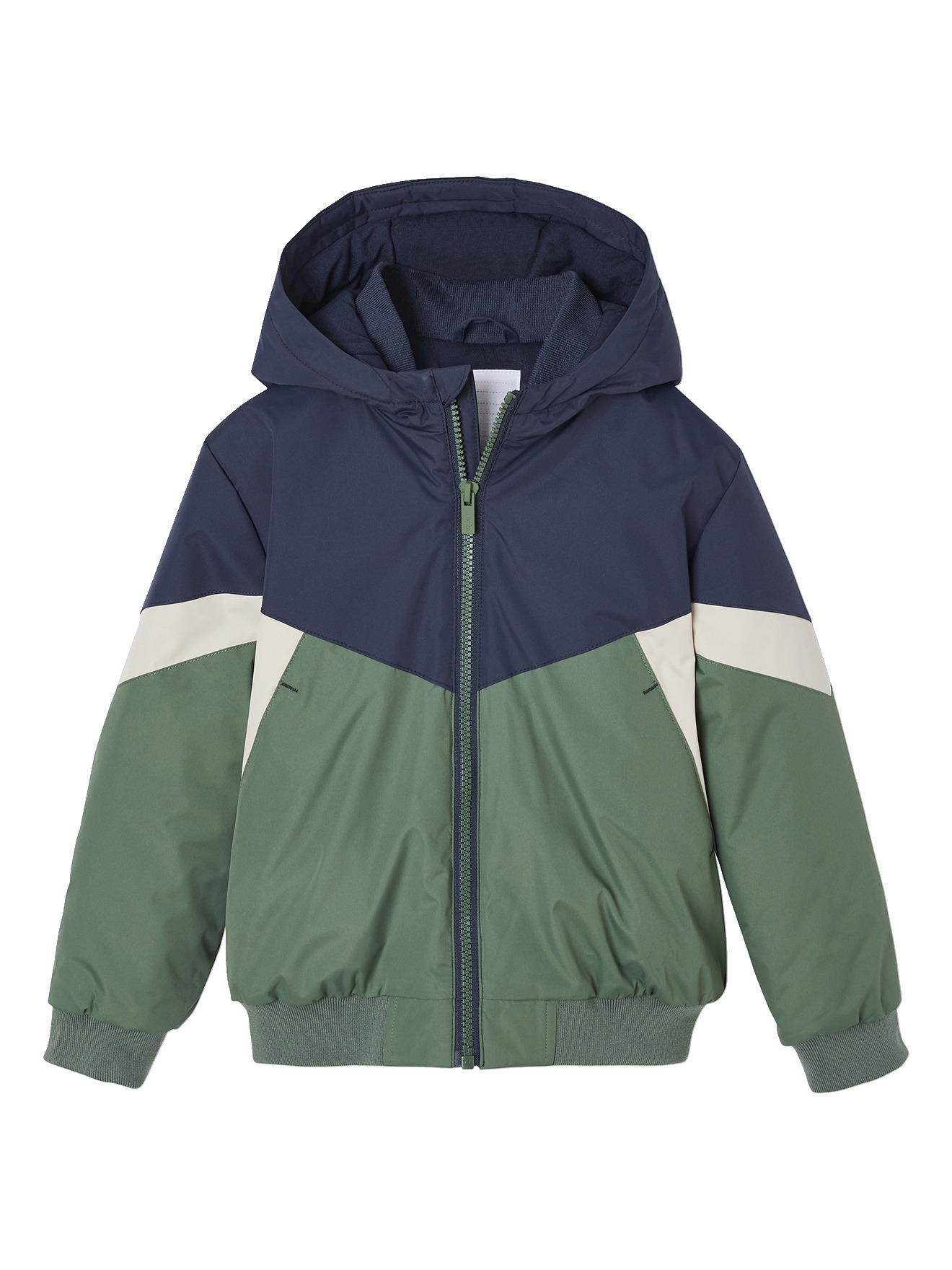 Blouson coupe-vent colorblock, VERTBAUDET