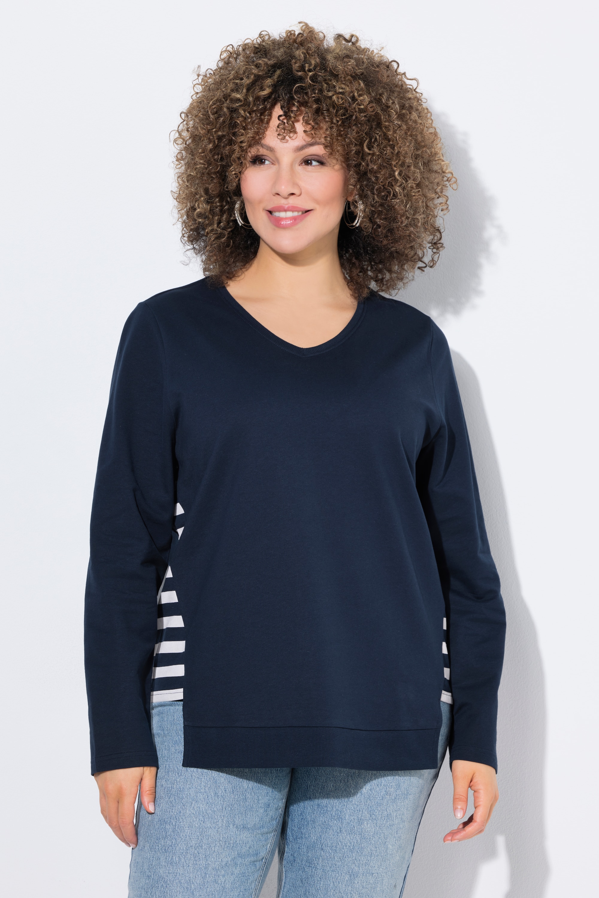 Sweat-shirt coupe évasée, ULLA POPKEN