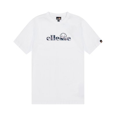 Cotton Large Logo T-Shirt with Short Sleeves ELLESSE