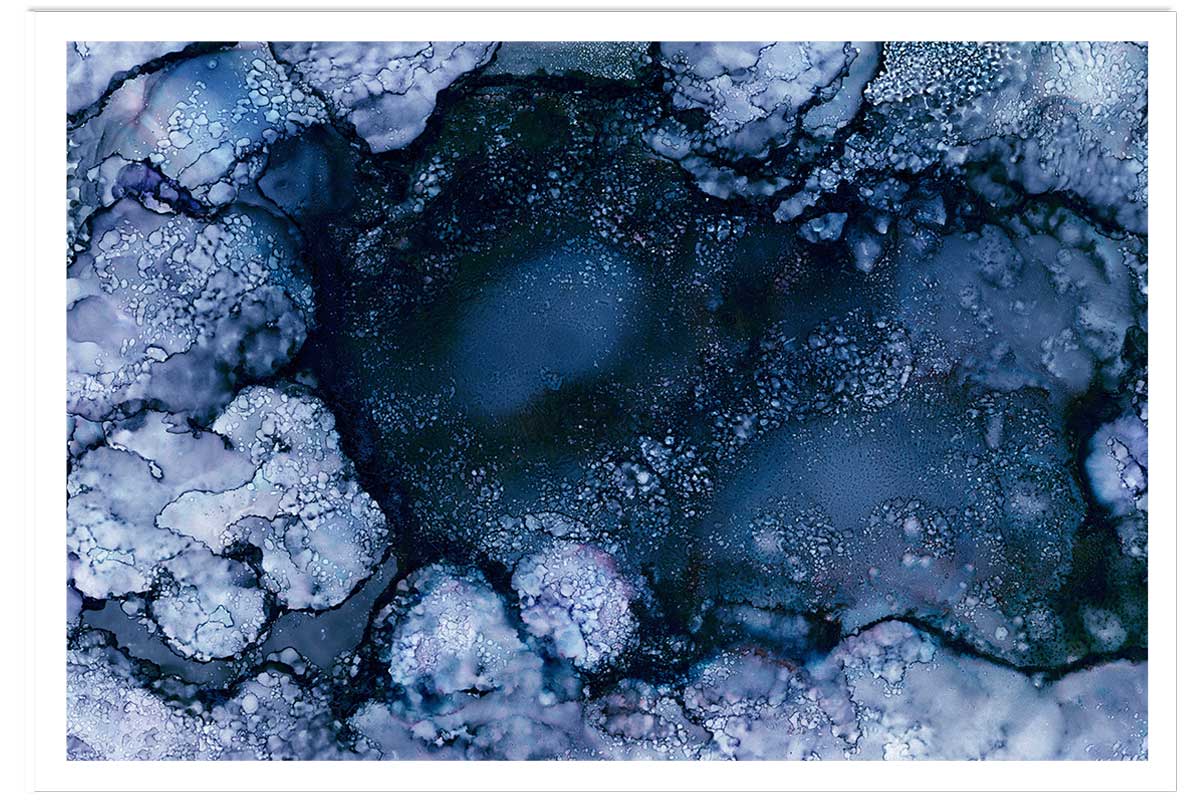 Poster blue space, HEXOA