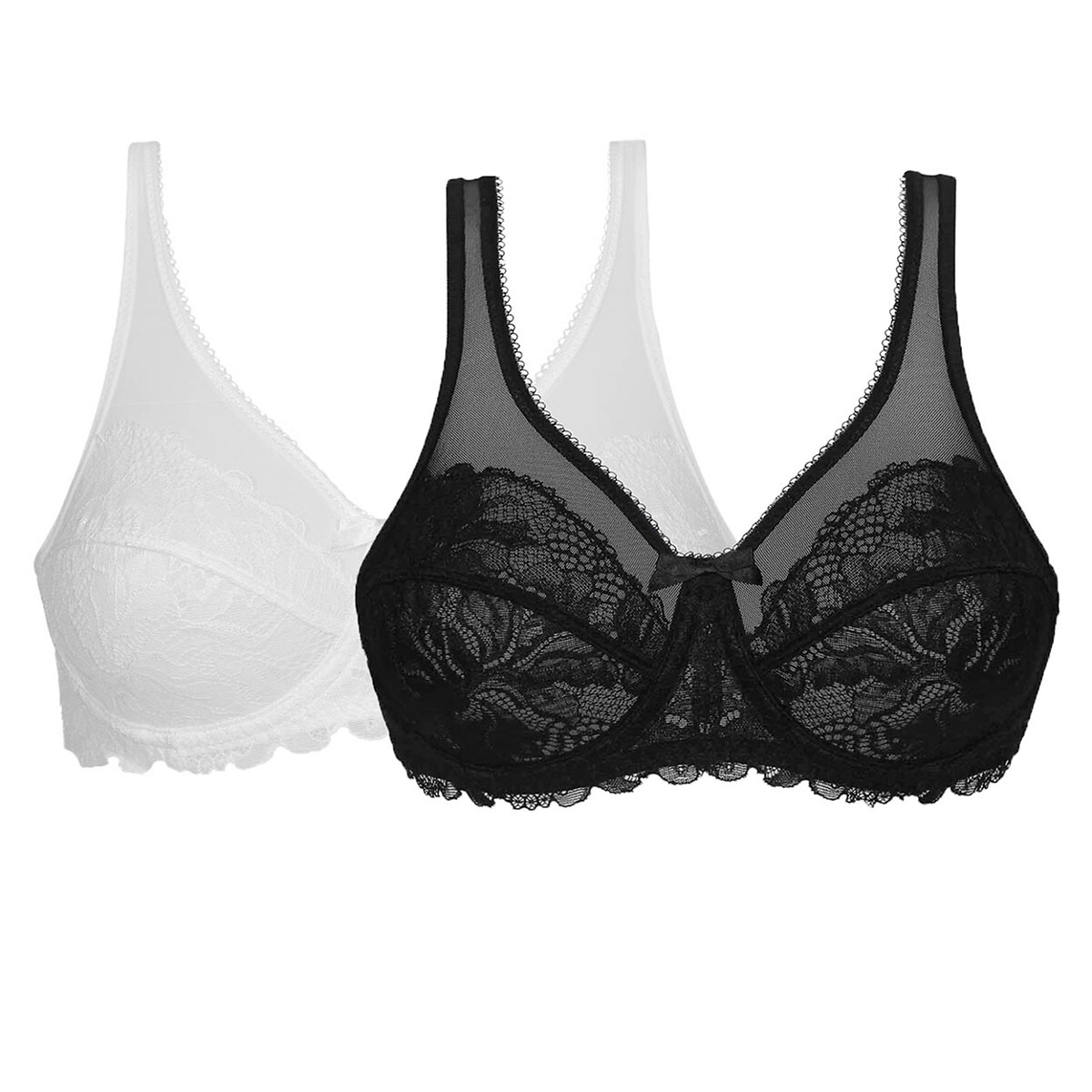 Pack of 2 Generous Lace Bras