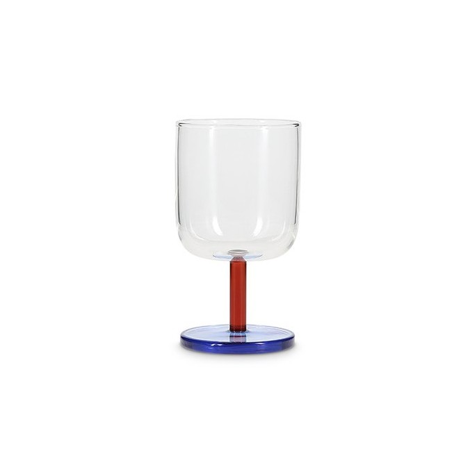 Lot de 2 verres à vin, ONA