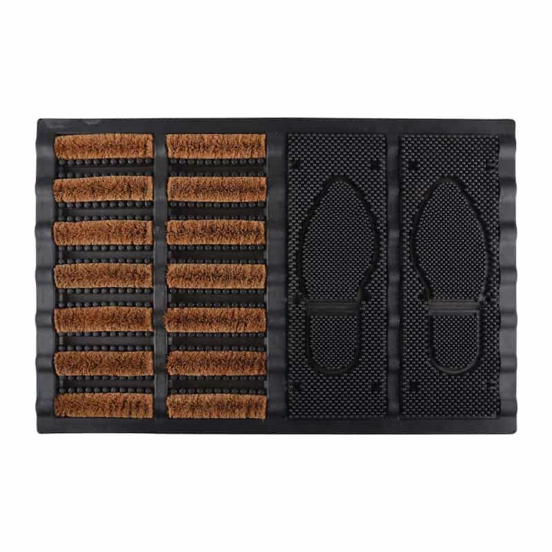 Paillasson bi matière 40 x 60 cm, ESSCHERT DESIGN