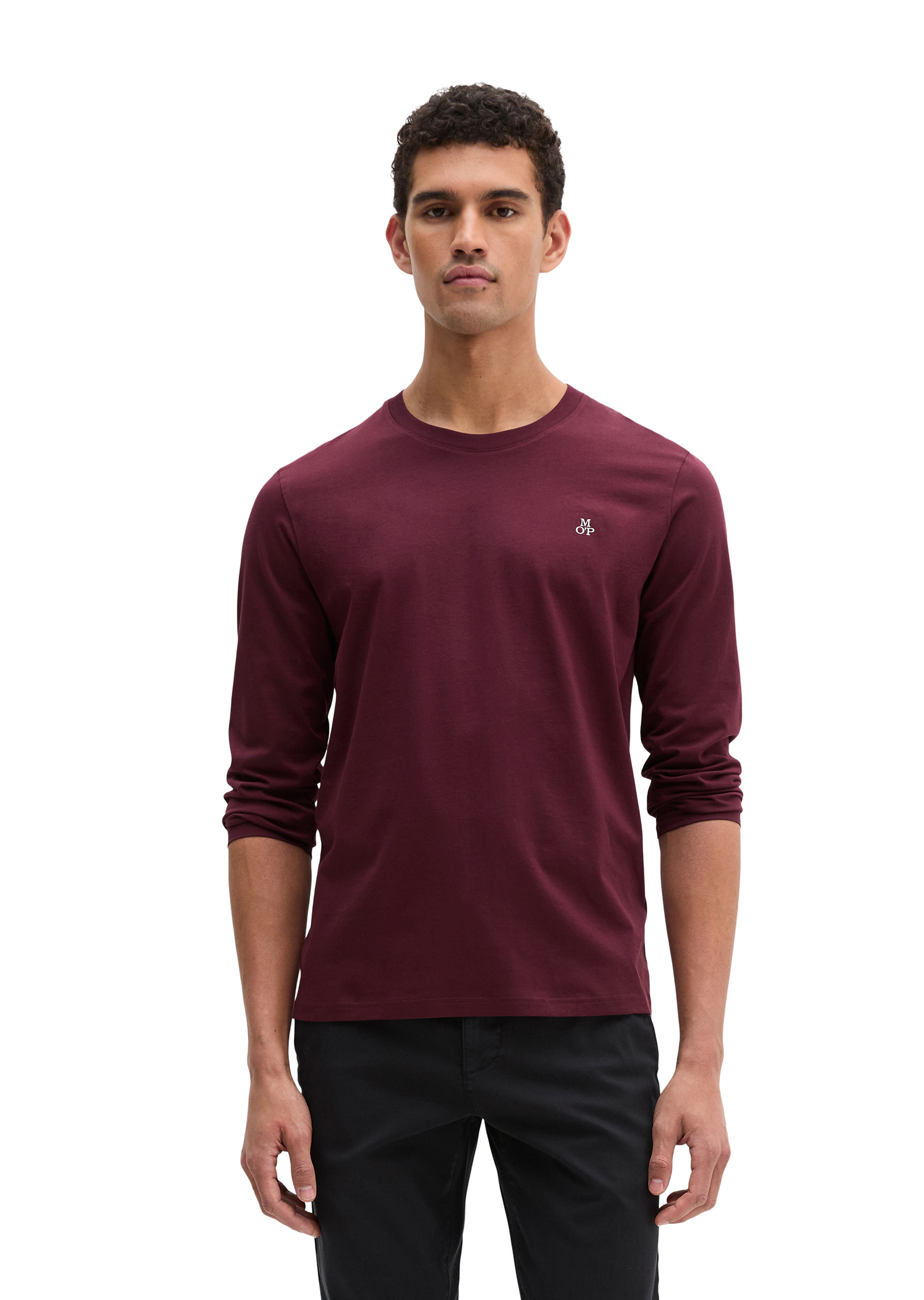 Double pack manches longues shaped en coton bio, MARC O'POLO