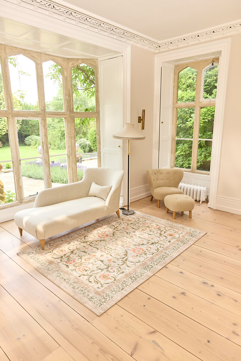 Country Paisley Eco-Washable Rug, HUG RUG