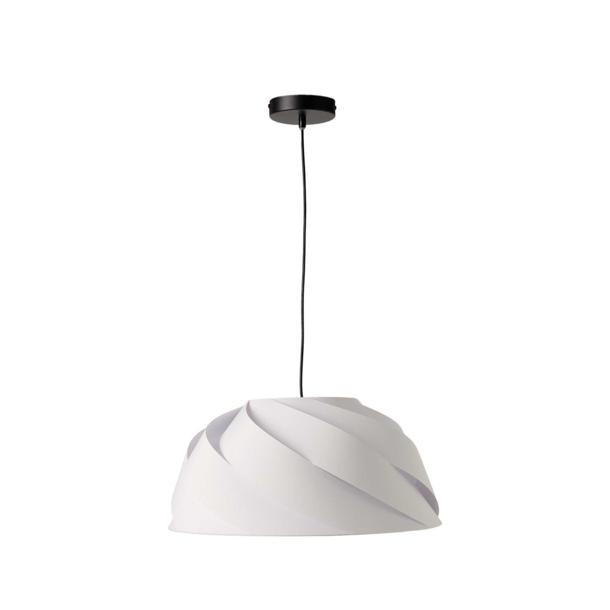 Suspension tissu torsadée blanc - SAMANTHA, CAMIF