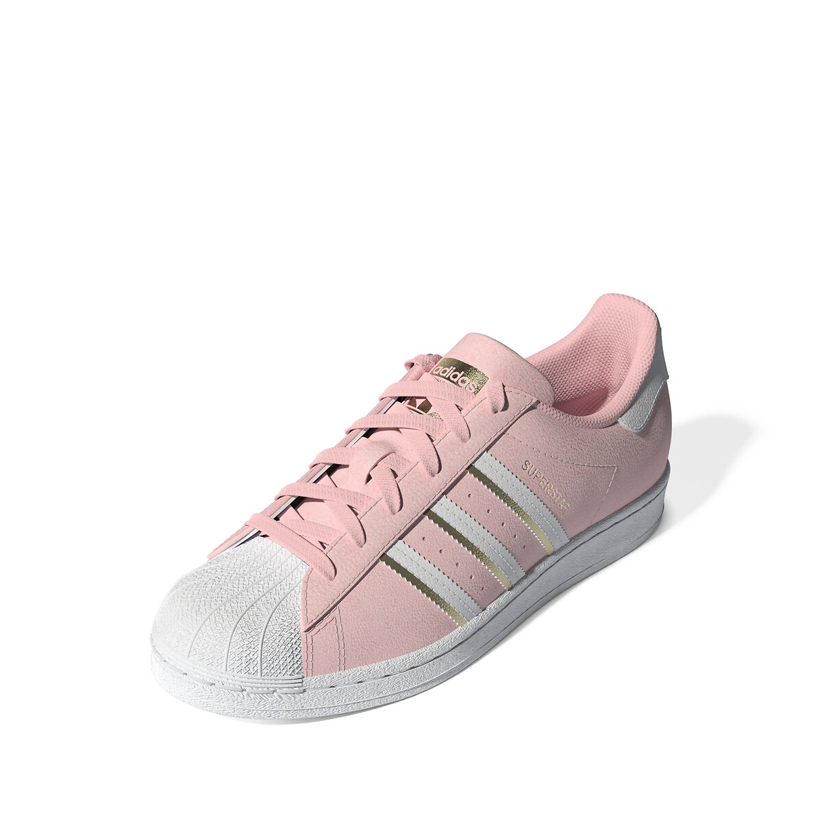 Vaardig Vergadering Boost Leren sneakers superstar roze Adidas Originals | La Redoute
