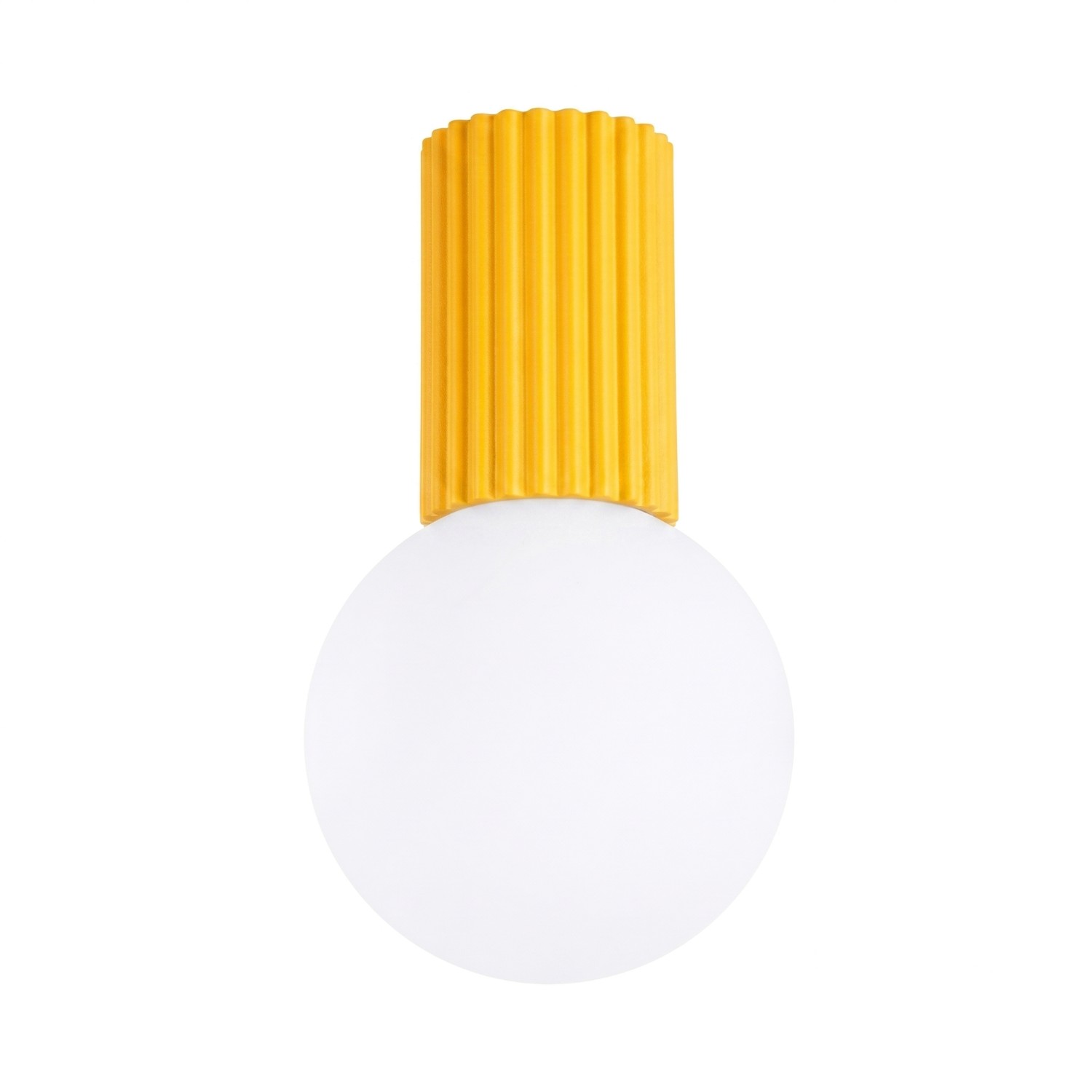 Plafonnier Aluminium Jaune G9 1 Halo, EDEN