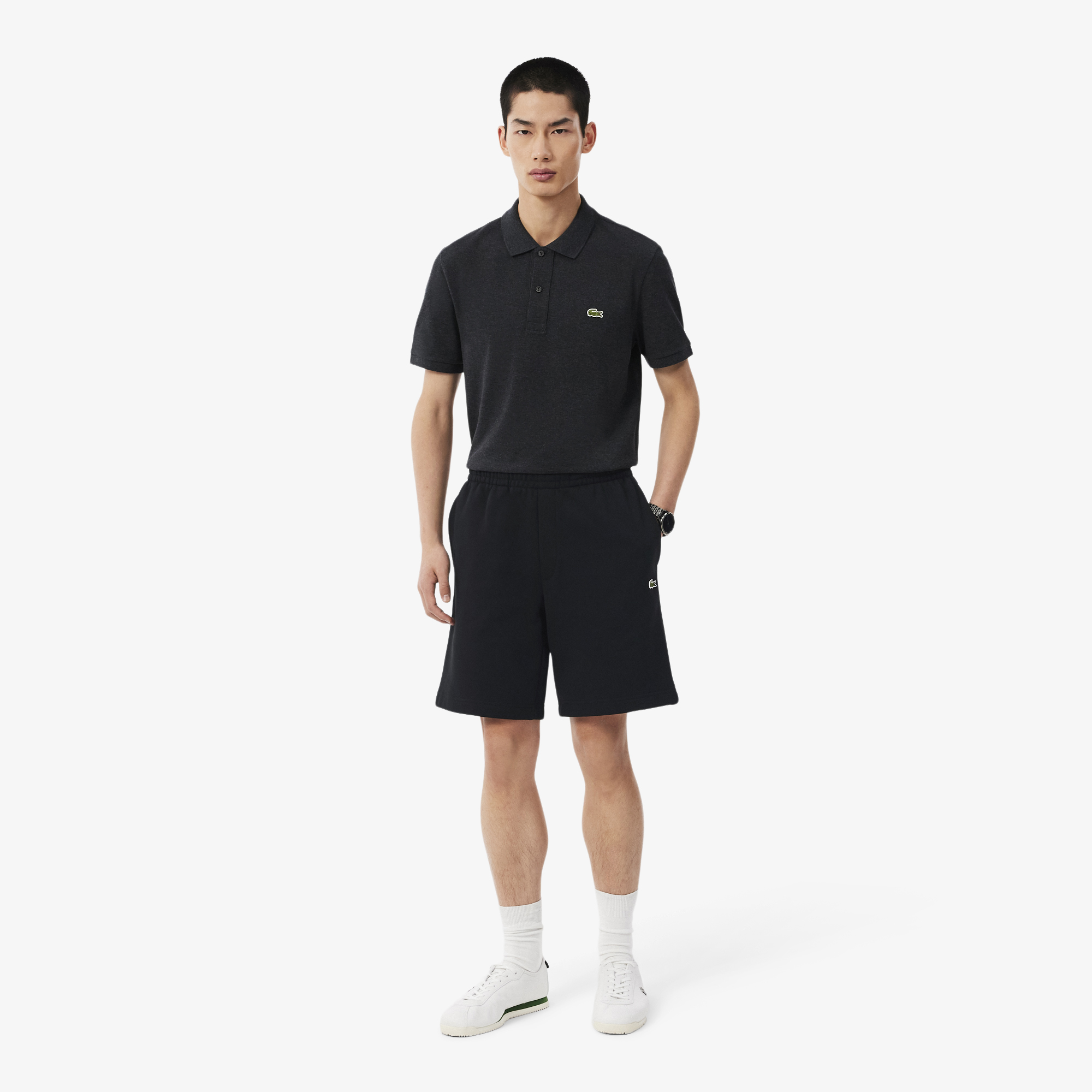 Short molleton, LACOSTE