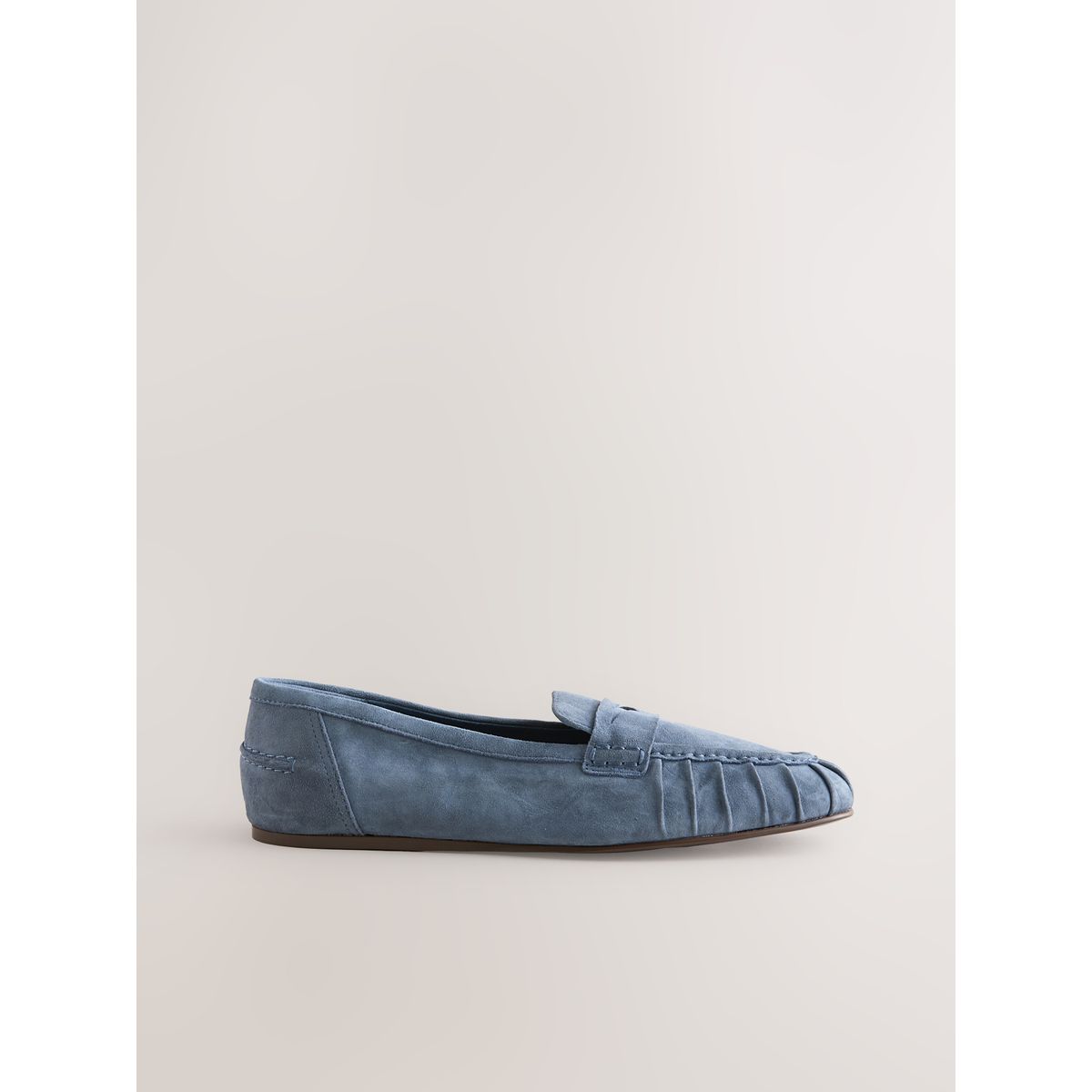 Mocassins froncés en cuir forever comfort®, NEXT