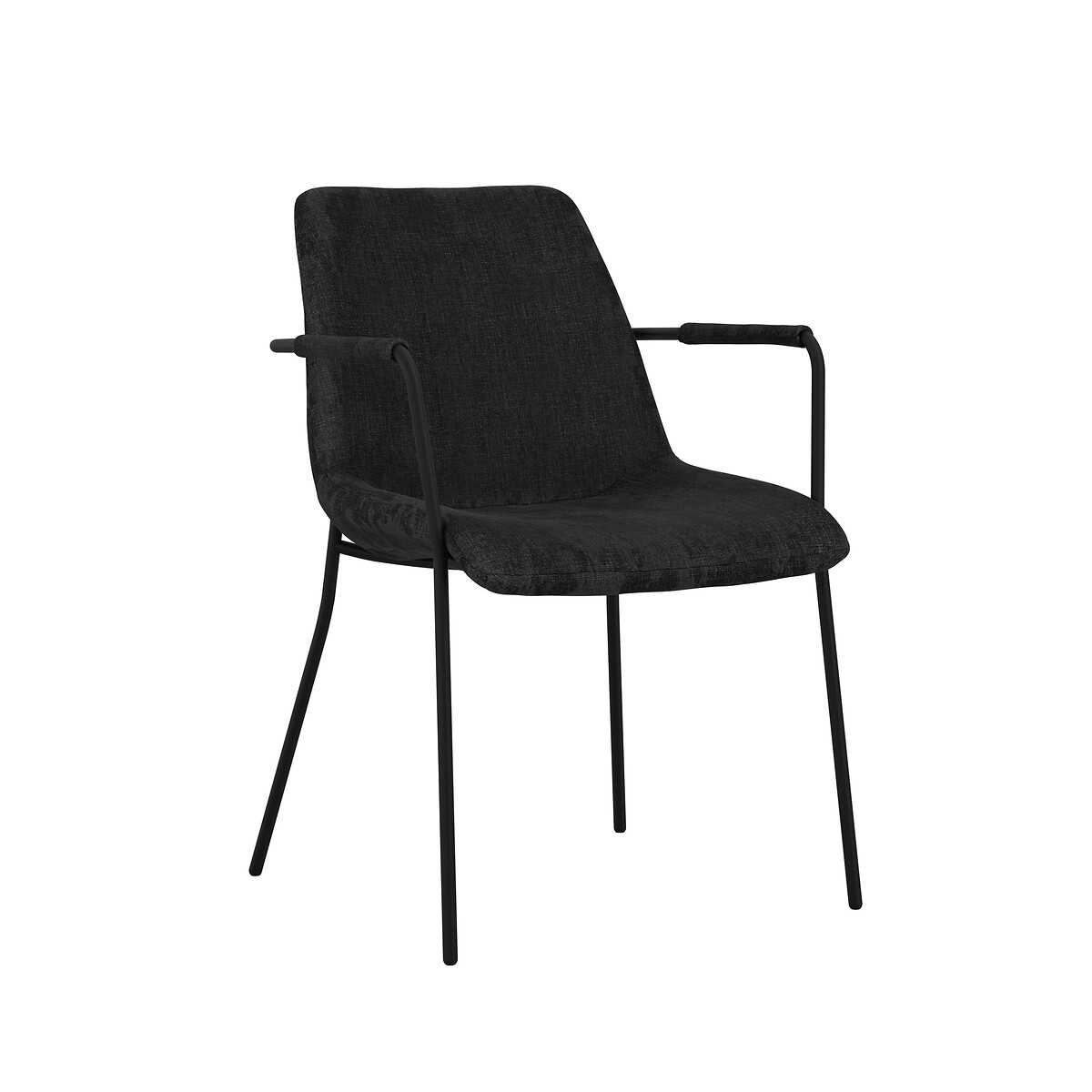Camilla Textured Velvet Dining Armchairs (Set of 2), ÉDITÉ